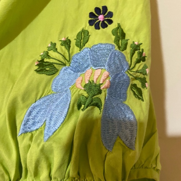 Nanette Lepore Embroidered Mexican Dress - Picture 8 of 16
